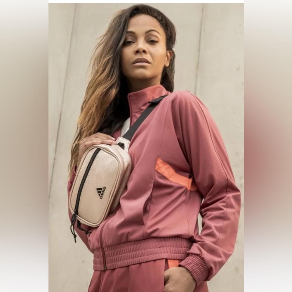 Adidas Originals PU Leather Waist Pack - Rose Gold/Black